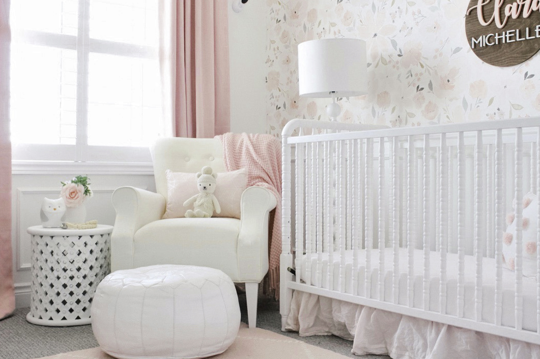 Pink Floral Nursery – LAUREN MINO