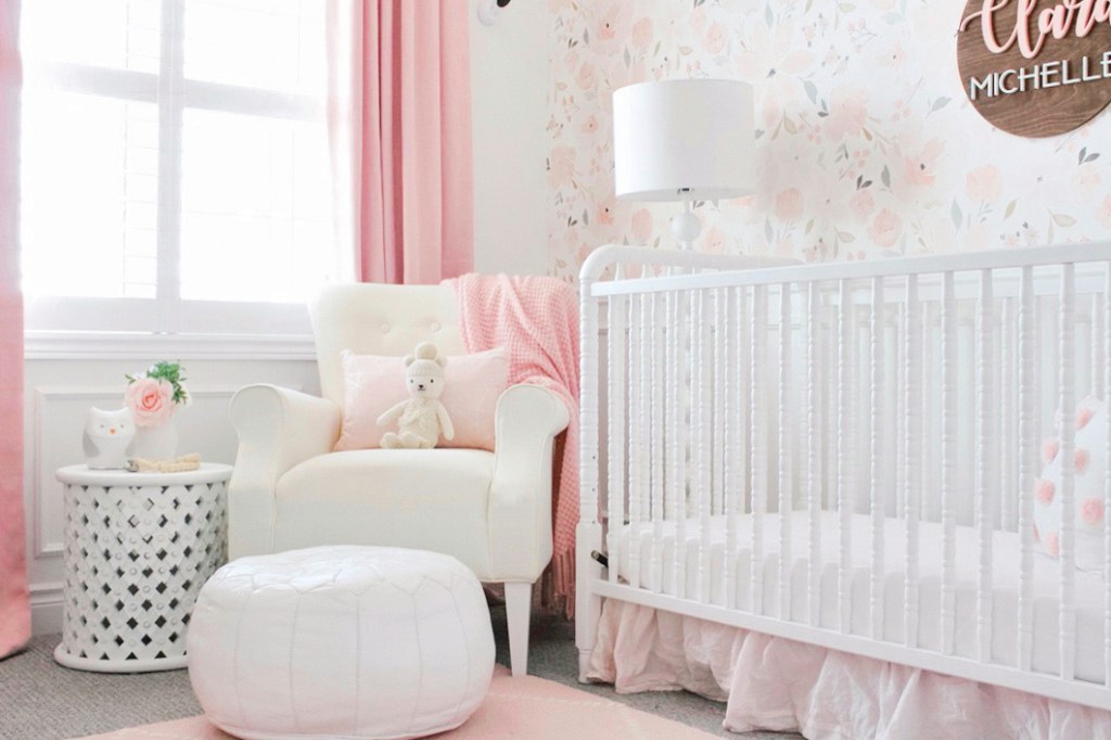 Pink Floral Nursery